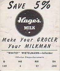 1950 Hage's Milk